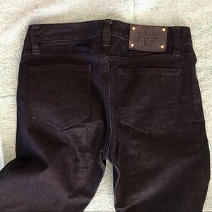 Tory Burch “Legging” Jeans in Dark Blue